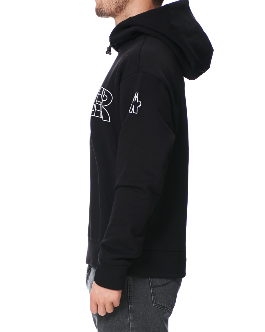 Herre | Gensere | Moncler Grenoble | Scuba Logo Hoodie Black