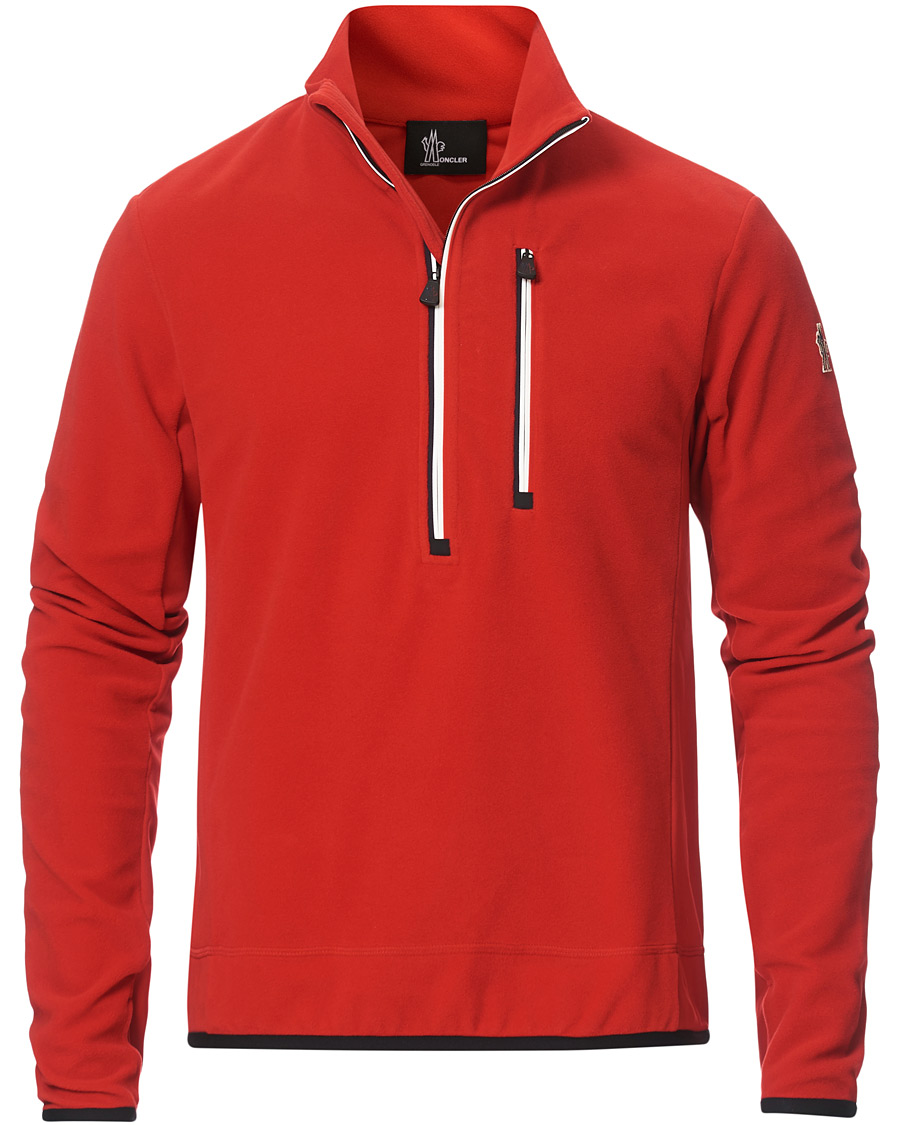 Herre | Gensere | Moncler Grenoble | Pile Half Zip Red