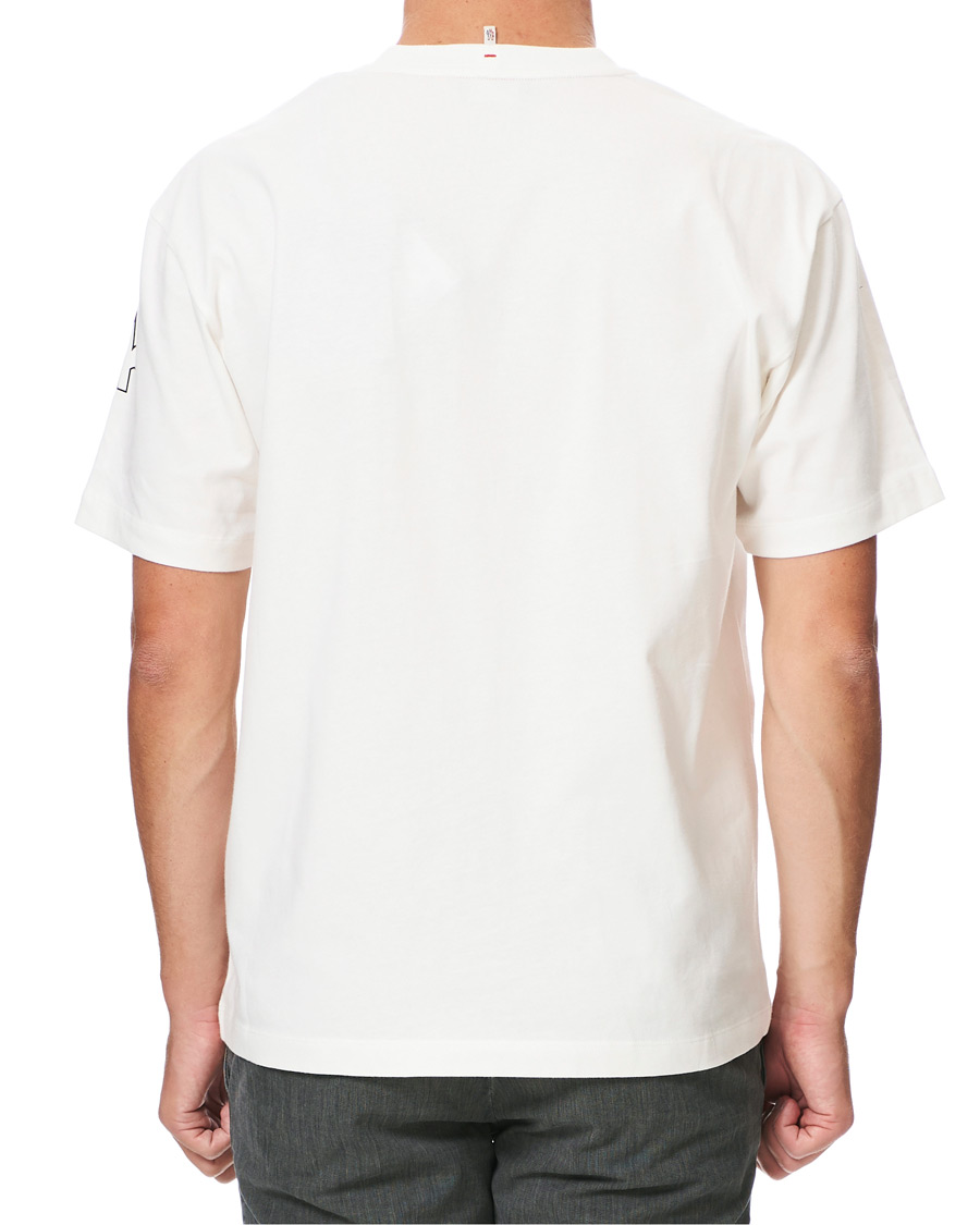 Herre | T-Shirts | Moncler Grenoble | Vertical Logo Tee White