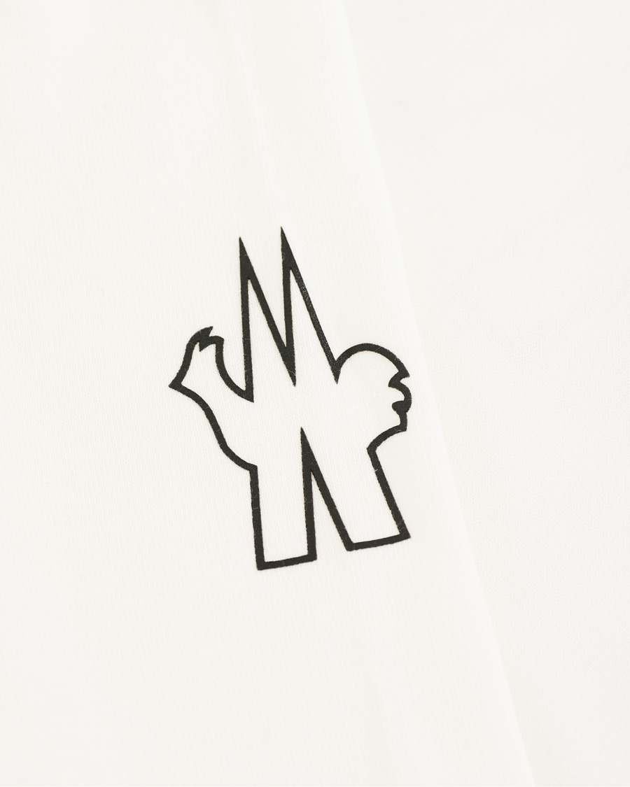 Herre | T-Shirts | Moncler Grenoble | Vertical Logo Tee White