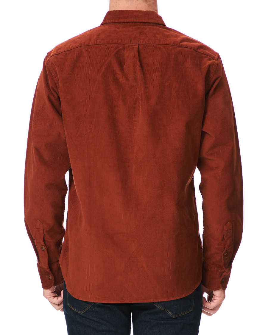Herre | Skjorter | J.Crew | Stretch Corduroy Shirt Burnt Sienna