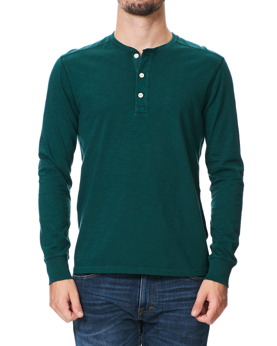 Herre | Gensere | J.Crew | Garment Dyed Henley Old Forest