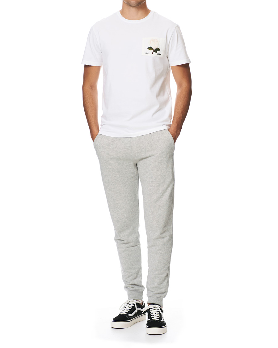 Herre | Bukser | Kent & Curwen | Cotton Jersey Track Pants Grey