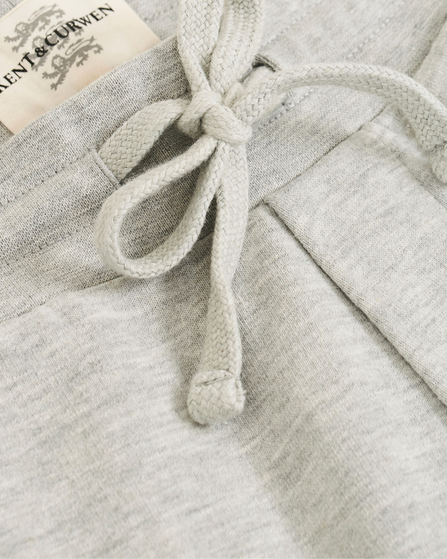 Herre | Bukser | Kent & Curwen | Cotton Jersey Track Pants Grey
