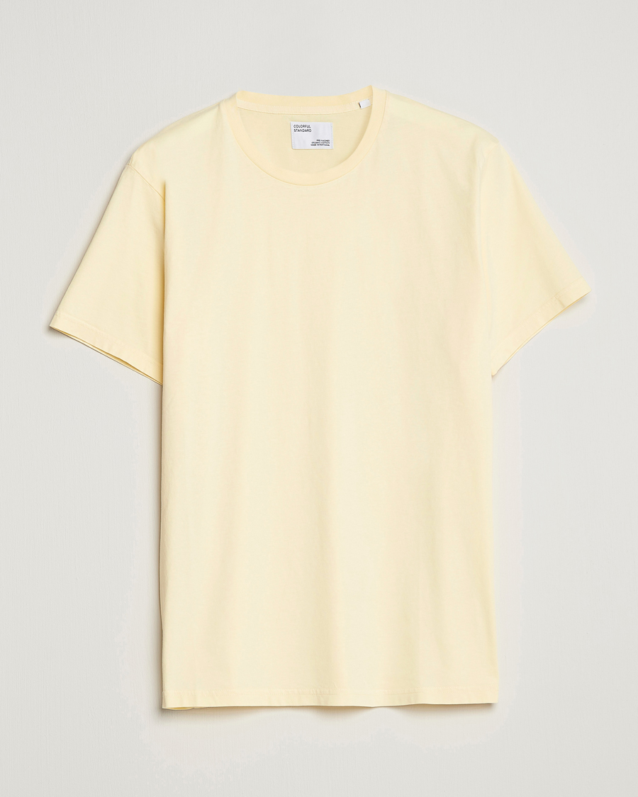 Herre | T-Shirts | Colorful Standard | Classic Organic T-Shirt Soft Yellow