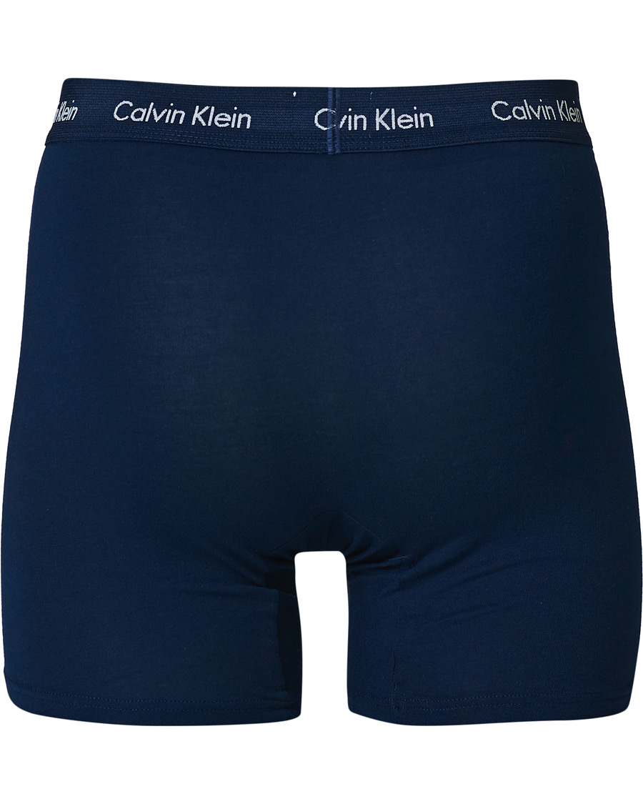 Herre | Undertøy | Calvin Klein | Cotton Stretch 3-Pack Boxer Breif Navy/Wine/Red