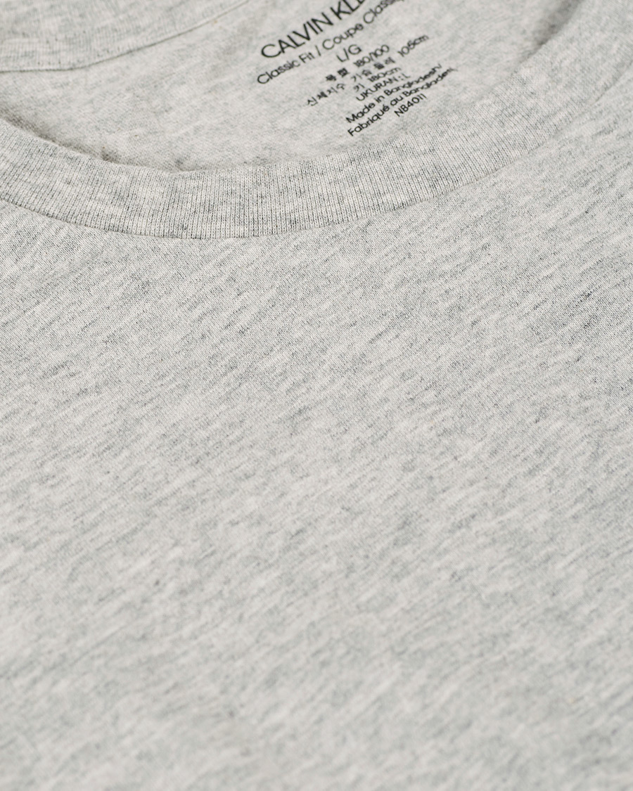 Herre | T-Shirts | Calvin Klein | Cotton Crew Neck Tee 3-Pack Black/White/Grey