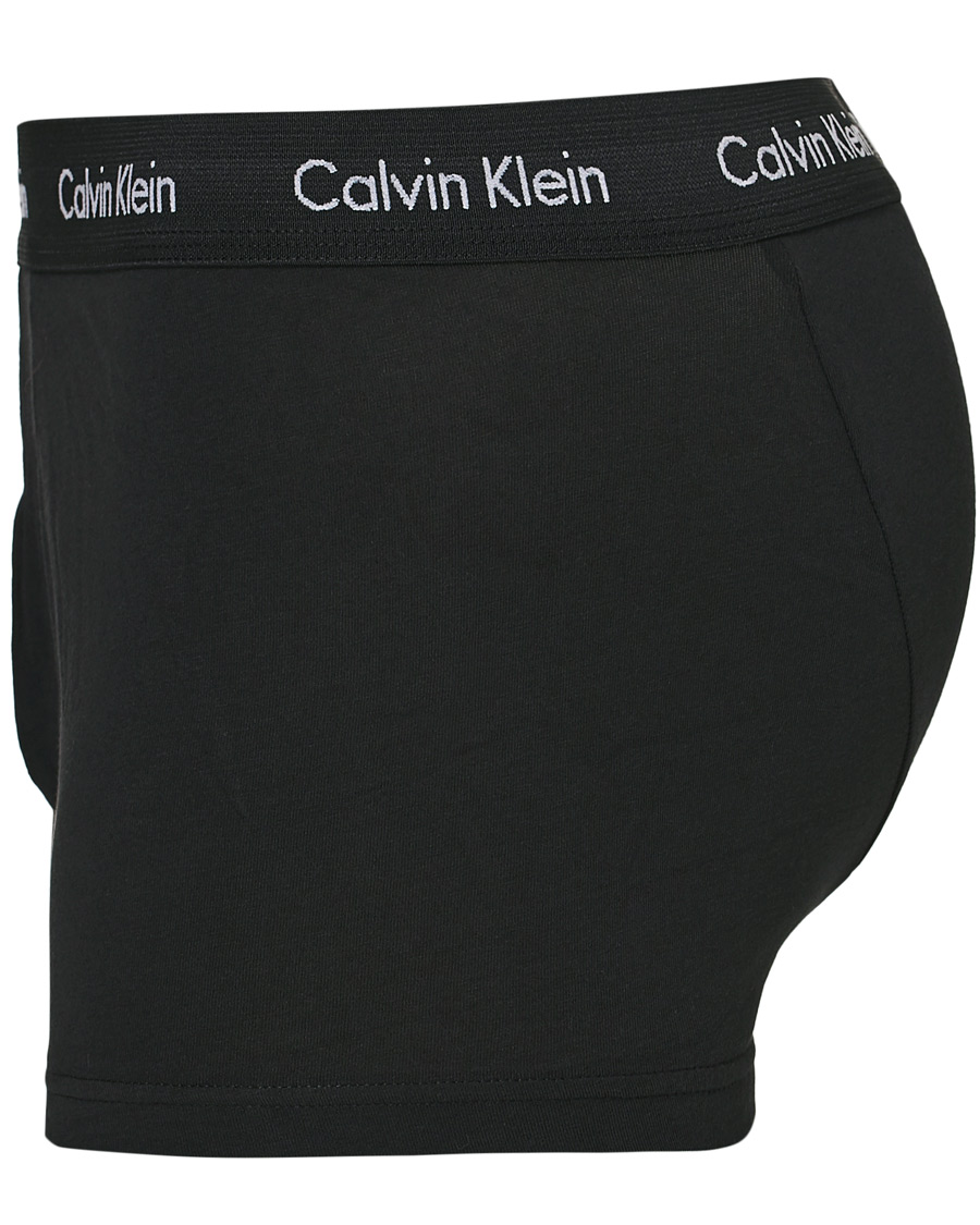 Herre | Undertøy | Calvin Klein | Cotton Stretch 3-Pack Low Rise Trunk Black/Coral/Grey
