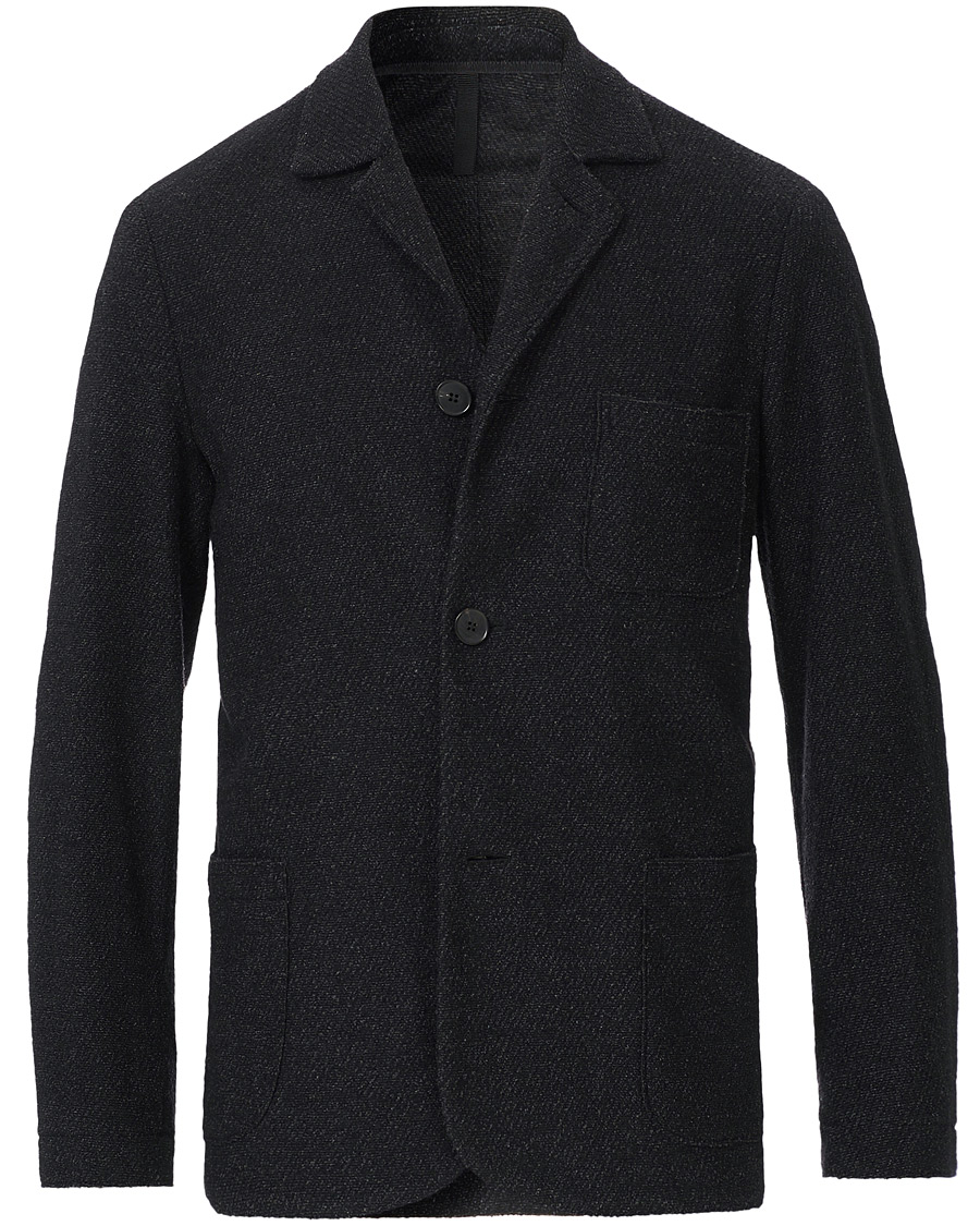 Herre | Skjorter | Harris Wharf London | Twill Terry Overshirt Anthracite