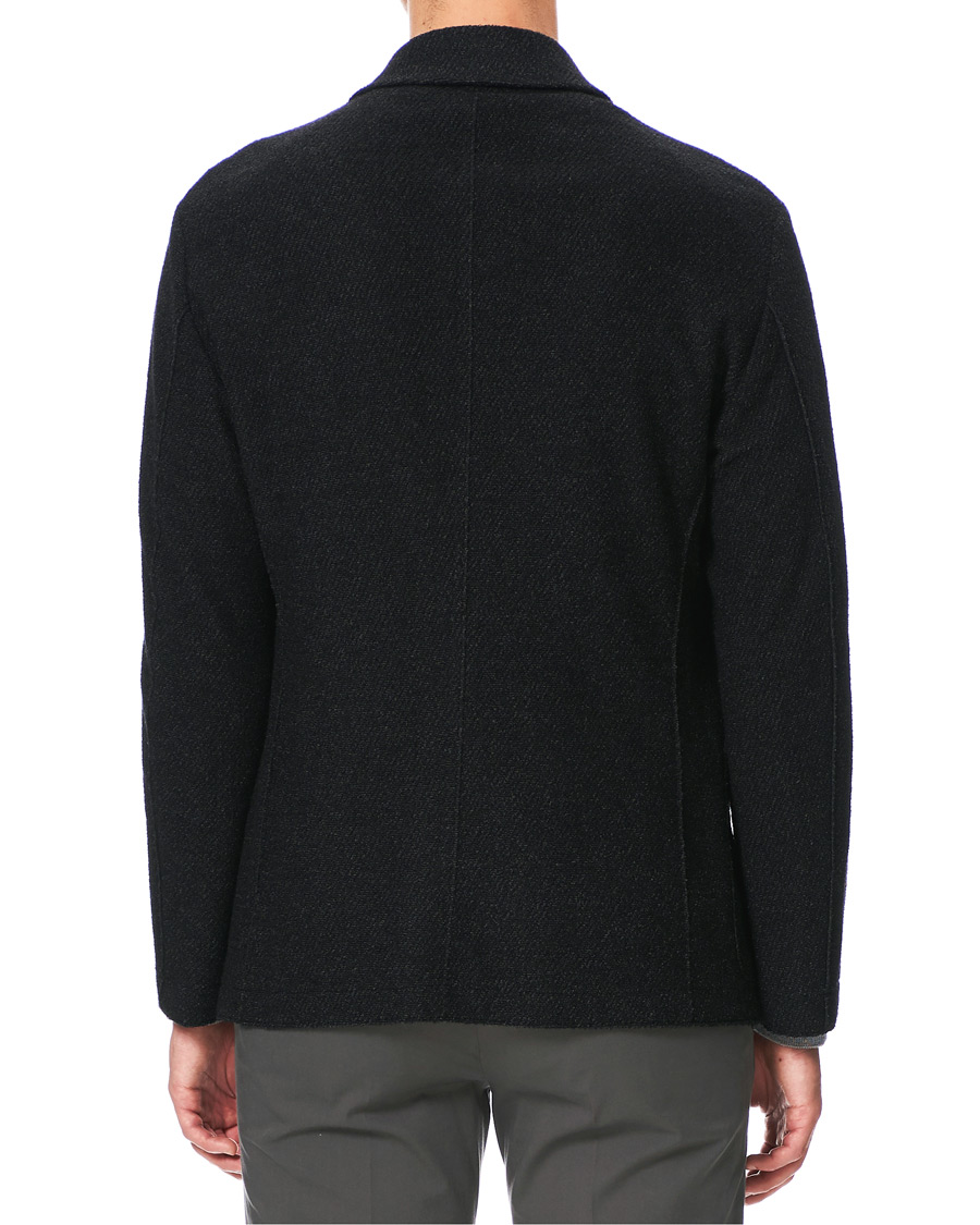 Herre | Skjorter | Harris Wharf London | Twill Terry Overshirt Anthracite