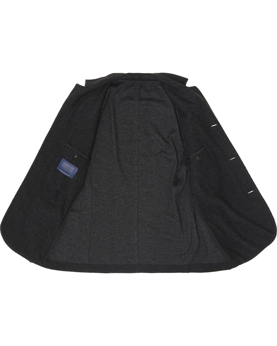 Herre | Skjorter | Harris Wharf London | Twill Terry Overshirt Anthracite