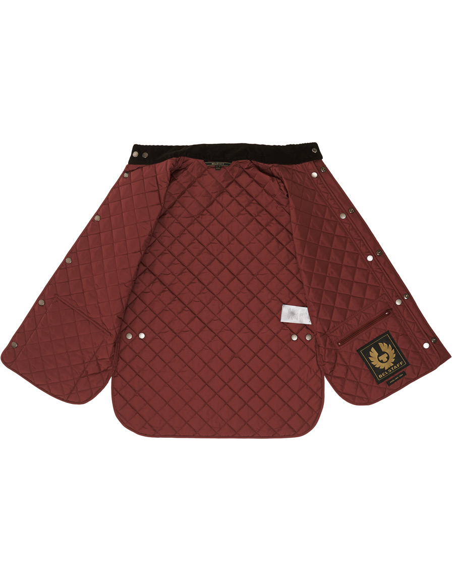 Herre | Jakker | Belstaff | Waistcoat Quilted Burnished Red
