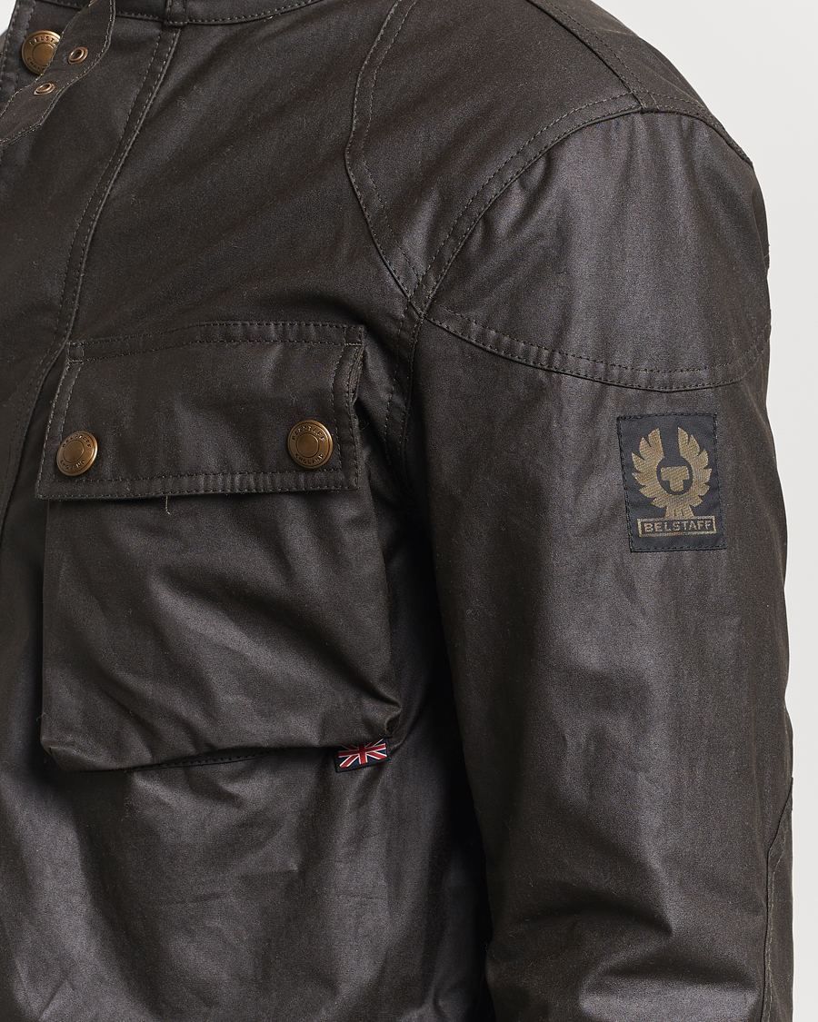 Herre | Jakker | Belstaff | Trialmaster Waxed Jacket Faded Olive