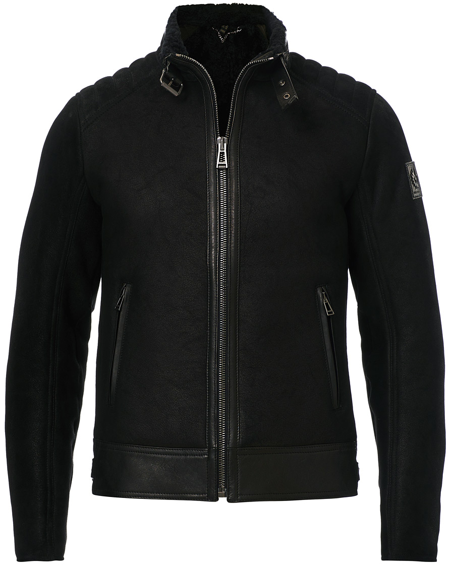 Herre | Jakker | Belstaff | Westlake 2.0 Sherling Leather Jacket Black