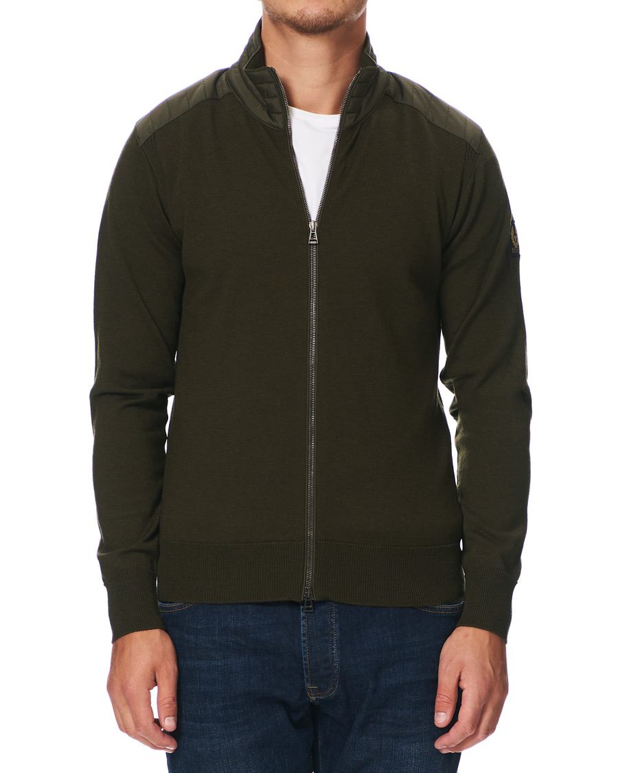 Herre | Gensere | Belstaff | Kelby Zip Cardigan Salvia