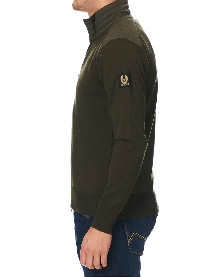 Herre | Gensere | Belstaff | Kelby Zip Cardigan Salvia
