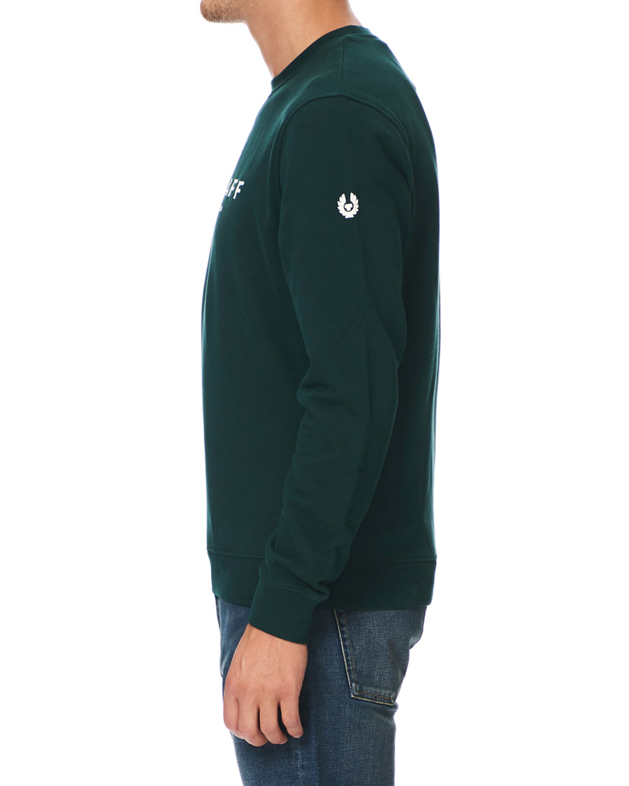 Herre | Gensere | Belstaff | 1924 Crew Neck Logo Sweat Pine