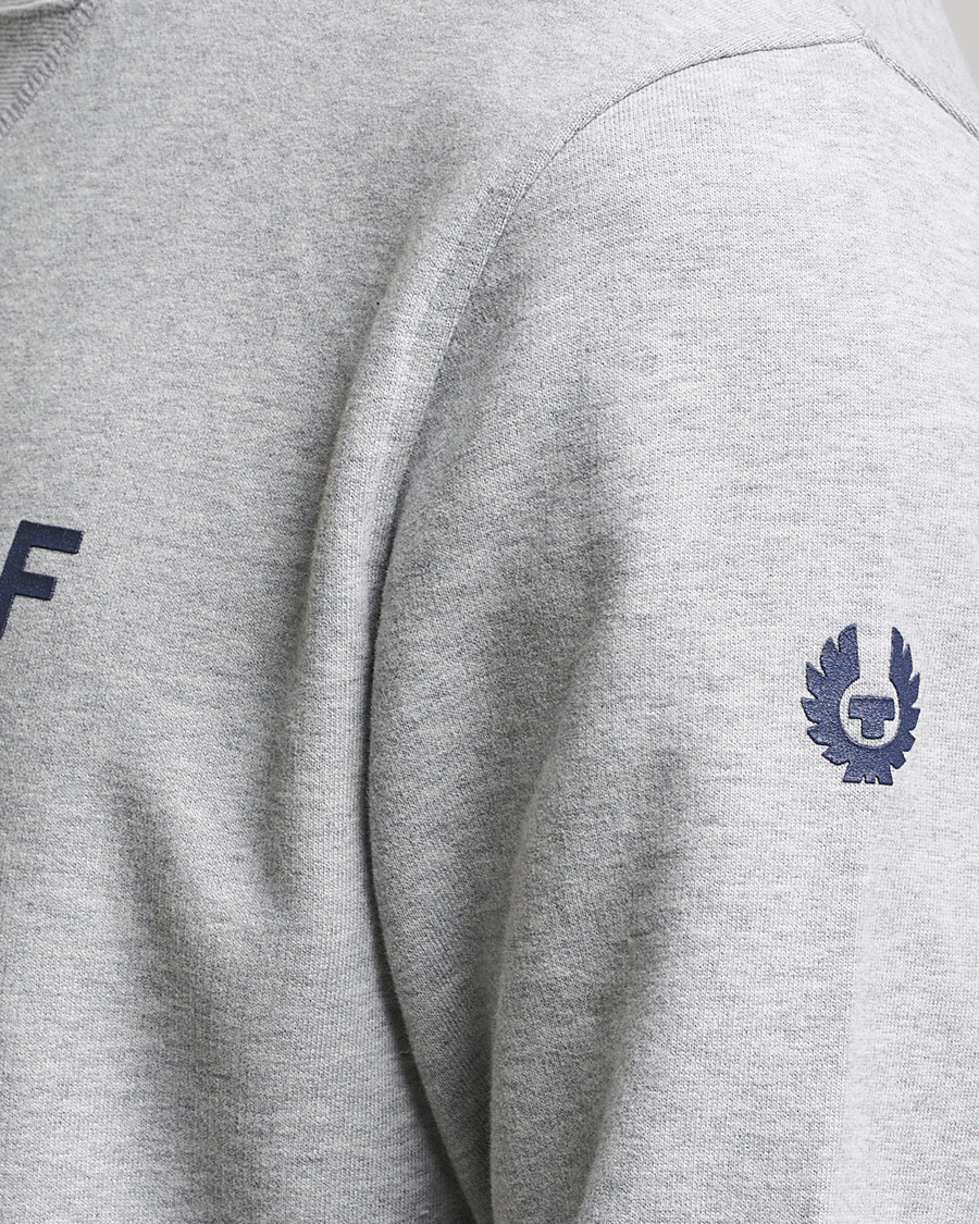 Herre | Gensere | Belstaff | 1924 Crew Neck Logo Sweat Grey Melange