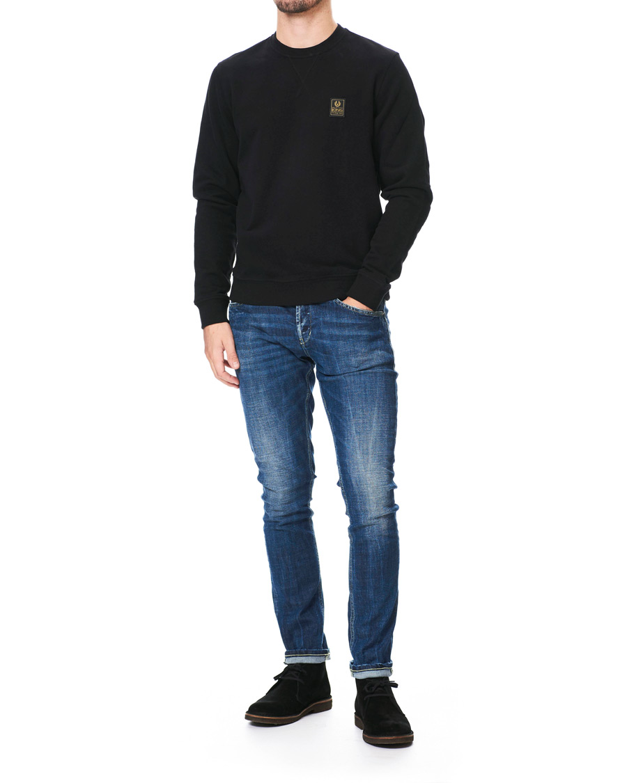 Herre | Gensere | Belstaff | Long Way Up Crew Neck Sweatshirt Black