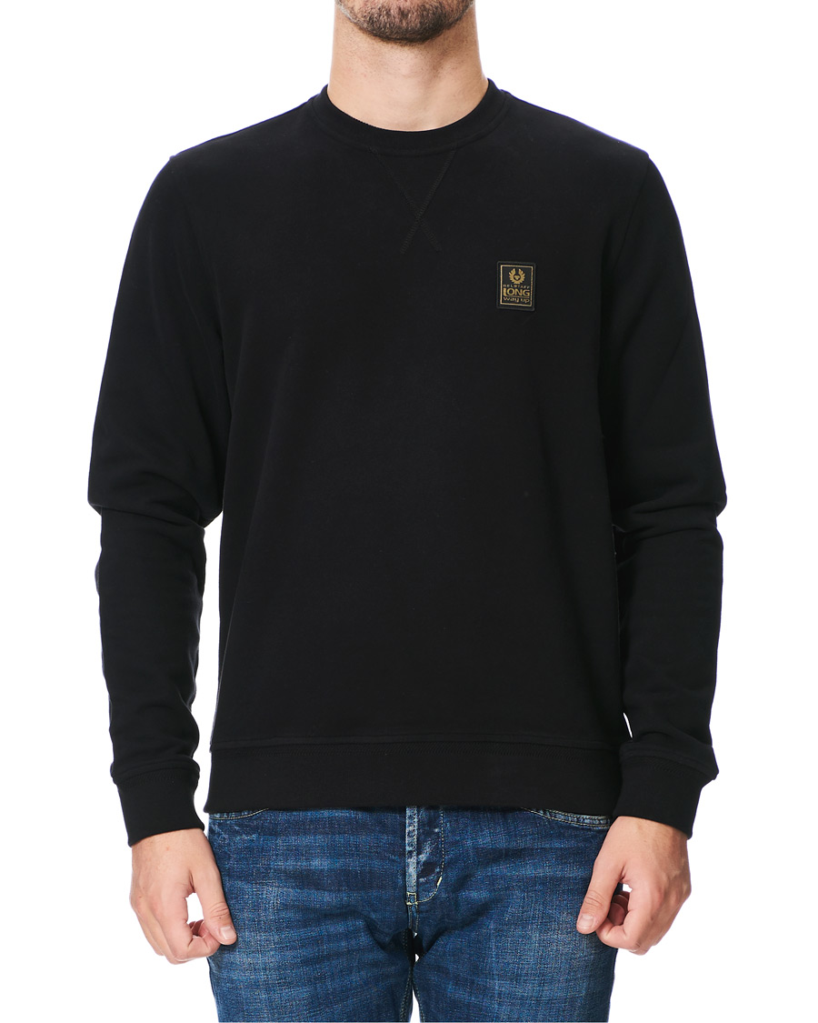 Herre | Gensere | Belstaff | Long Way Up Crew Neck Sweatshirt Black
