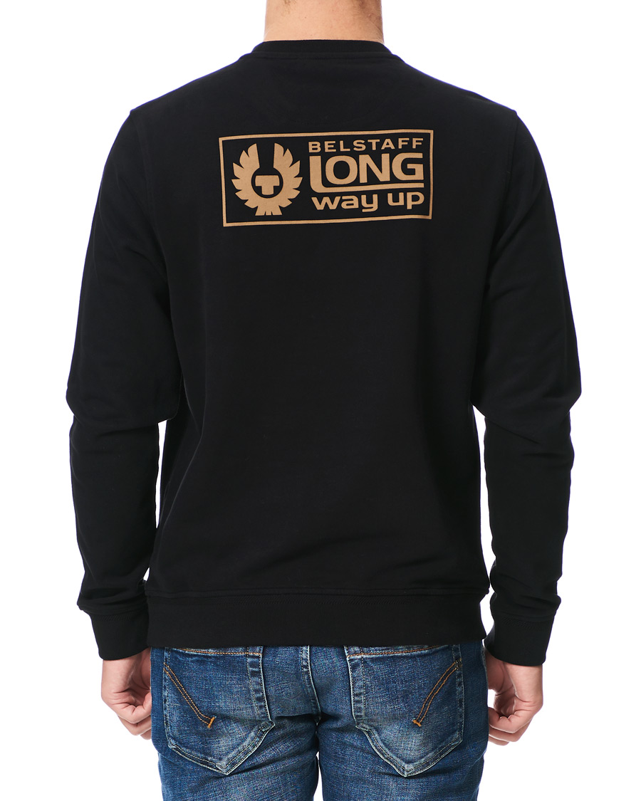 Herre | Gensere | Belstaff | Long Way Up Crew Neck Sweatshirt Black