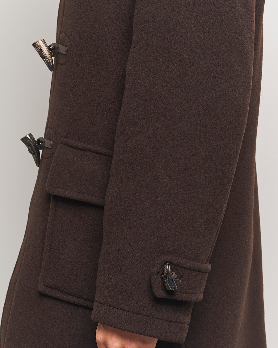 Herre | Jakker | Gloverall | Morris Duffle Coat Brown/Tartan