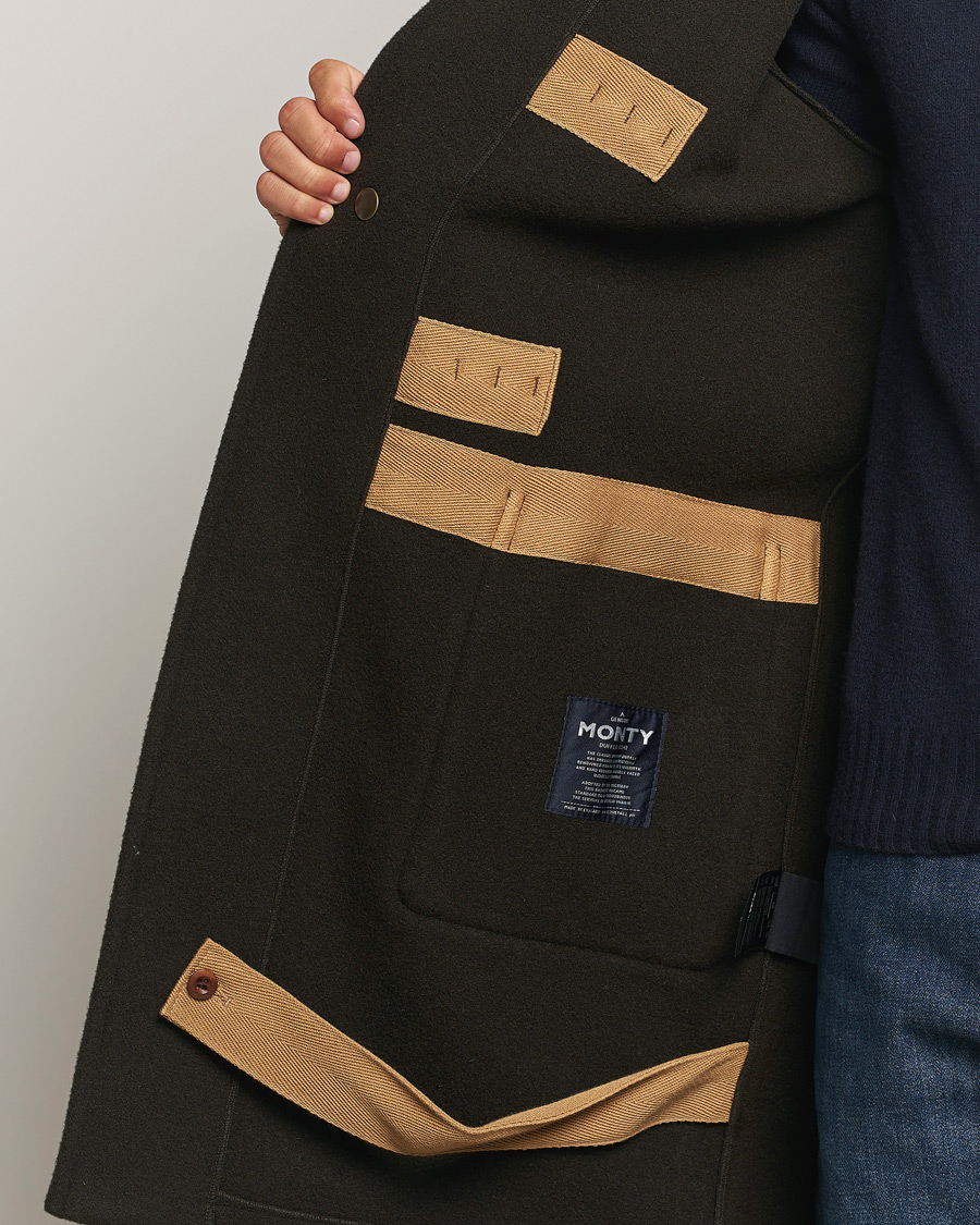 Herre | Jakker | Gloverall | 575 Monty Original Duffle Coat Brown