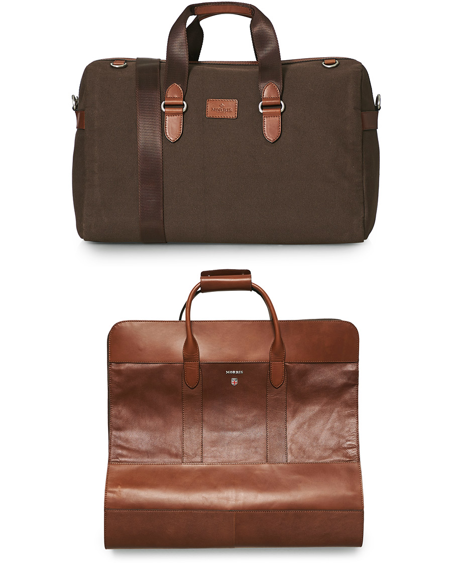 Herre | Morris Duncan 2 in 1 Weekend/Wardrobe Bag Chestnut | Morris | Duncan 2 in 1 Weekend/Wardrobe Bag Chestnut