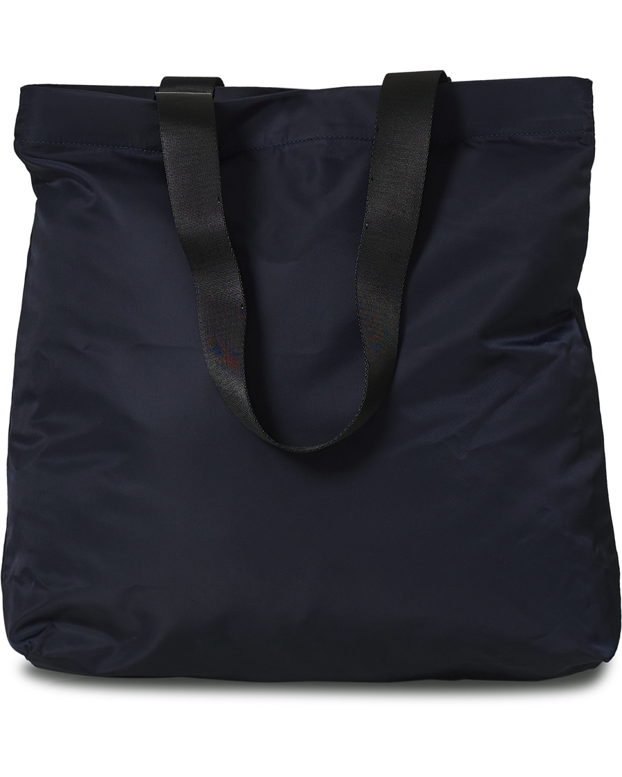 Herre | Oscar Jacobson Elvin Foldable Nylon Tote Navy | Oscar Jacobson | Elvin Foldable Nylon Tote Navy