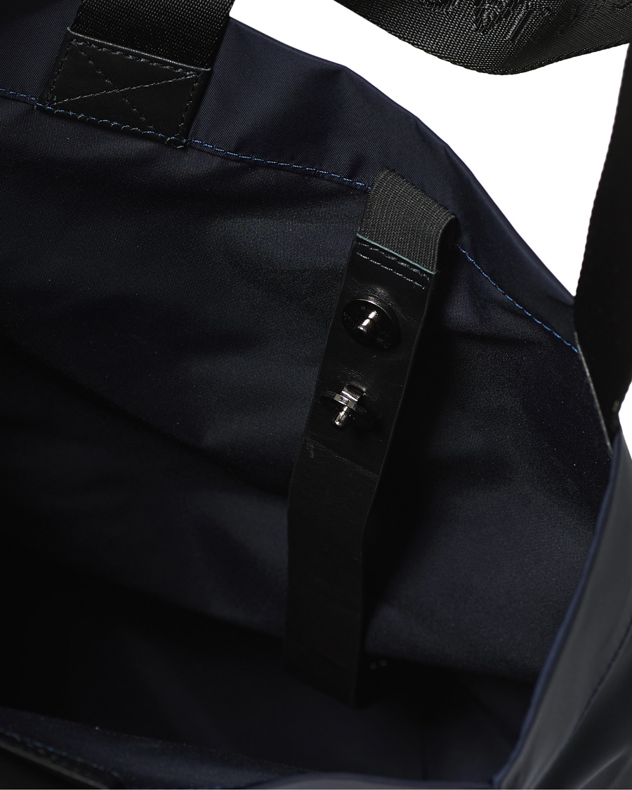 Herre | Oscar Jacobson Elvin Foldable Nylon Tote Navy | Oscar Jacobson | Elvin Foldable Nylon Tote Navy