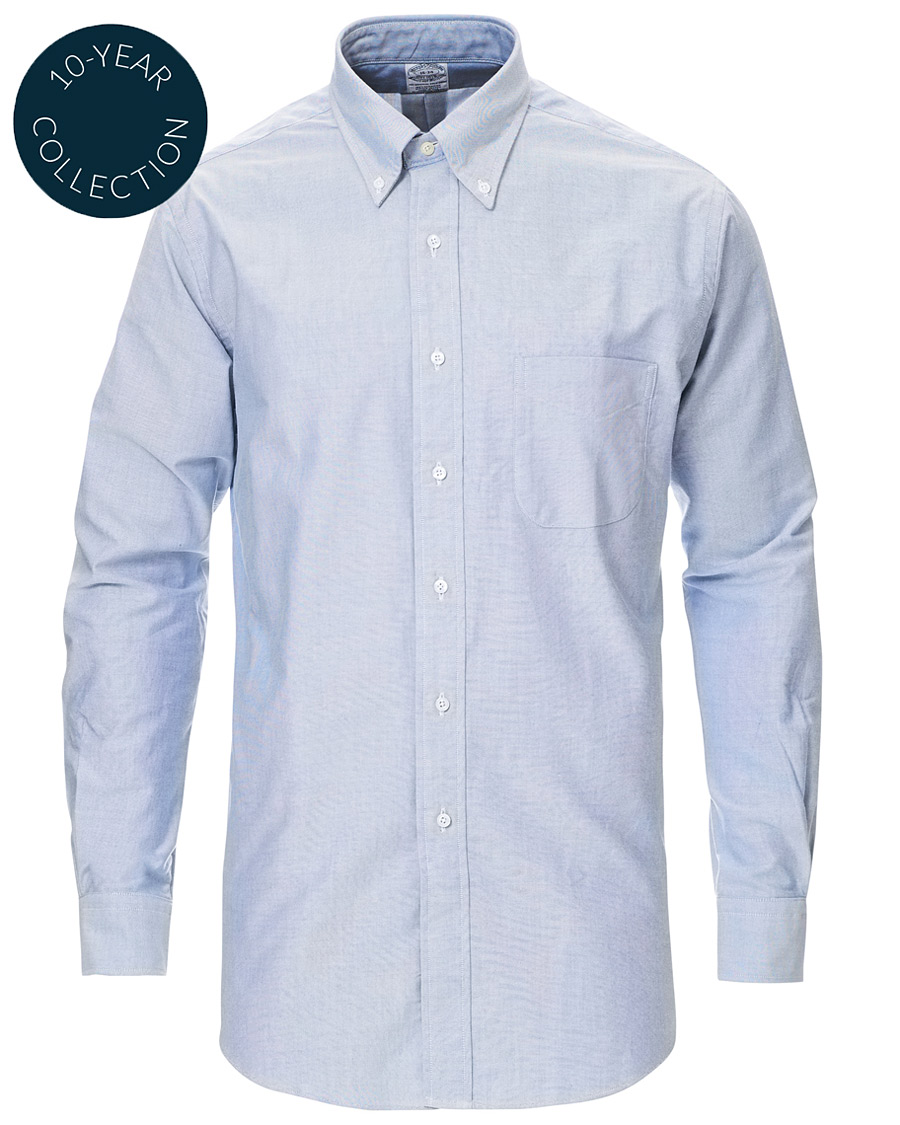 Herre | Skjorter | Brooks Brothers | Regent Fit Supima Cotton Oxford Shirt Light Blue