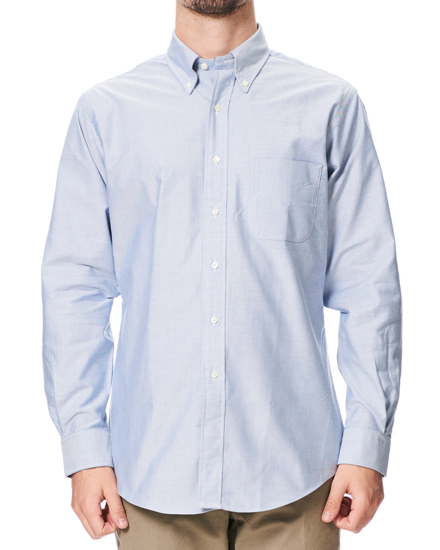 Herre | Skjorter | Brooks Brothers | Regent Fit Supima Cotton Oxford Shirt Light Blue