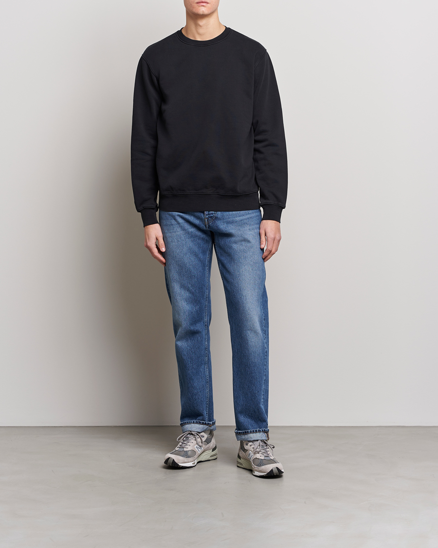 Herre | Gensere | Colorful Standard | Classic Organic Crew Neck Sweat Deep Black