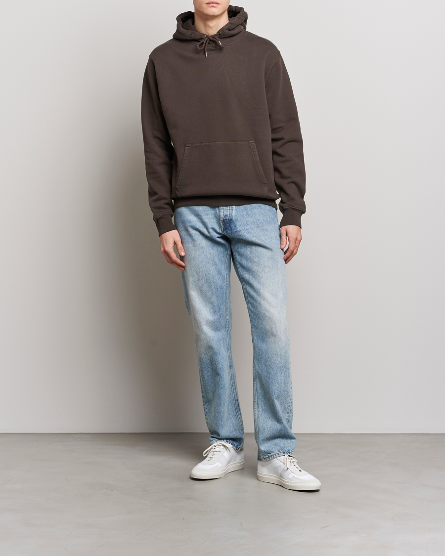 Herre | Gensere | Colorful Standard | Classic Organic Hood Coffee Brown