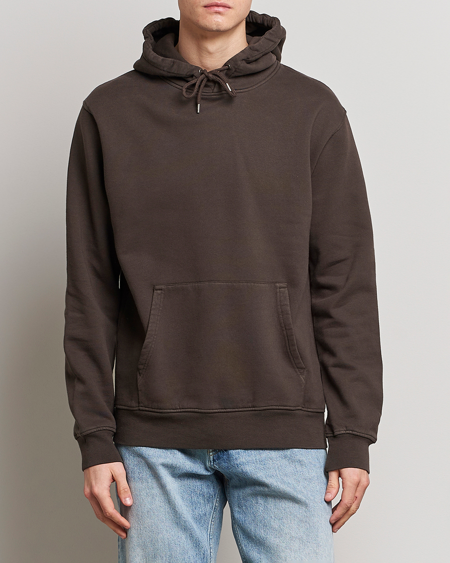 Herre | Gensere | Colorful Standard | Classic Organic Hood Coffee Brown