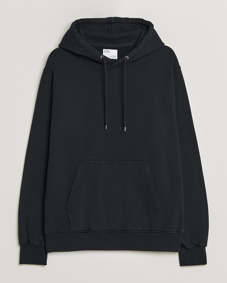 Herre | Gensere | Colorful Standard | Classic Organic Hood Deep Black