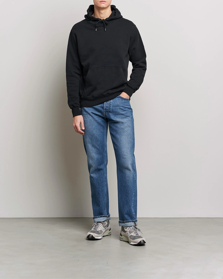 Herre | Gensere | Colorful Standard | Classic Organic Hood Deep Black