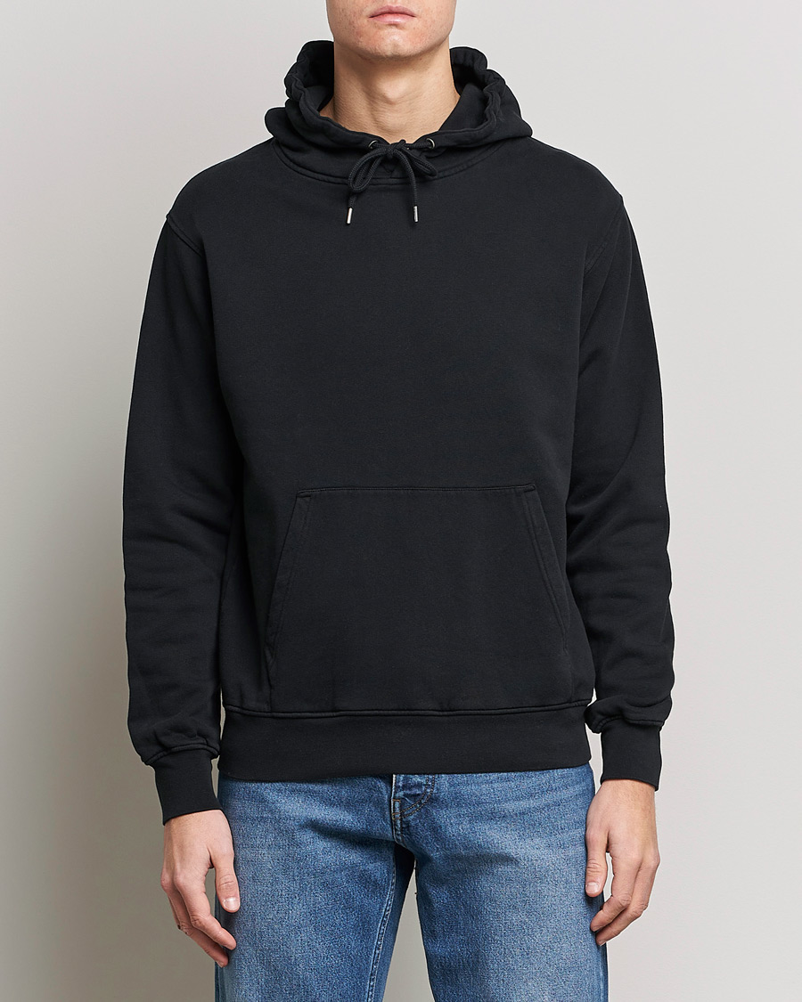 Herre | Gensere | Colorful Standard | Classic Organic Hood Deep Black