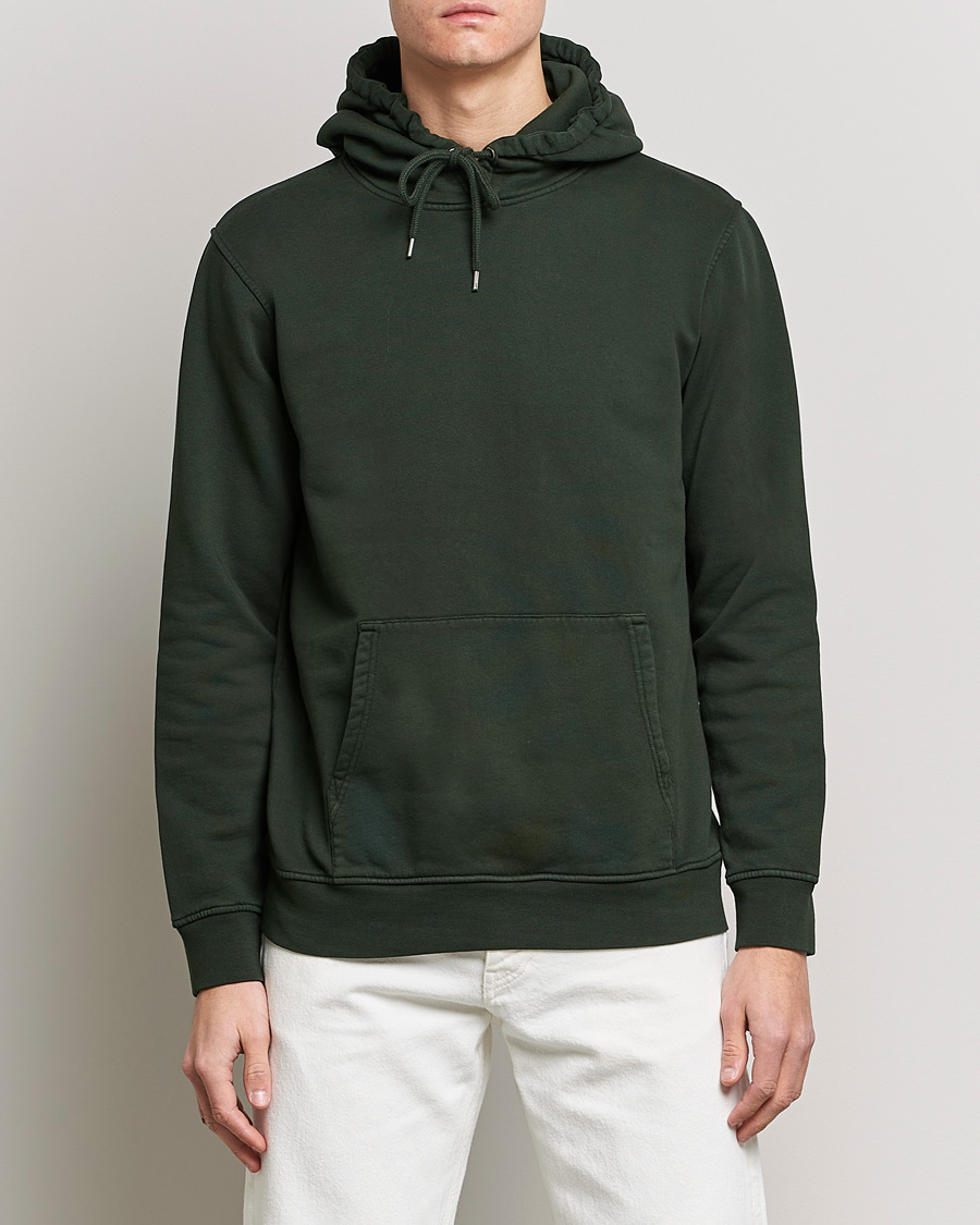 Herre | Hettegensere | Colorful Standard | Classic Organic Hood Hunter Green