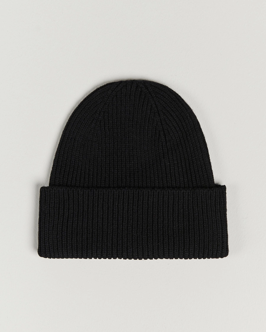 Herre | Luer | Colorful Standard | Merino Wool Beanie Deep Black