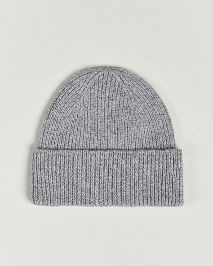 Herre | Luer | Colorful Standard | Merino Wool Beanie Heather Grey