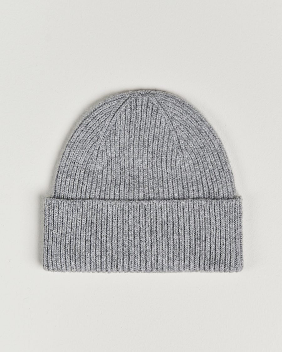 Herre | Luer | Colorful Standard | Merino Wool Beanie Heather Grey