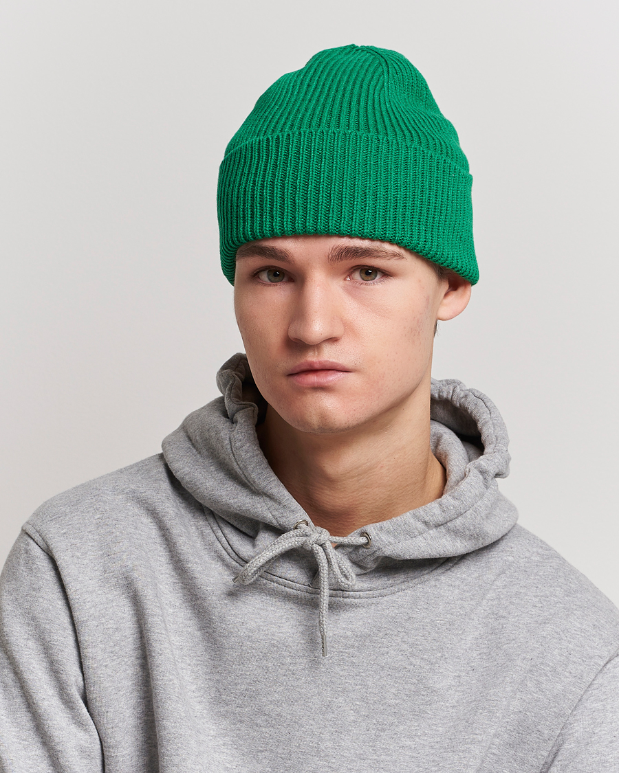 Herre | Colorful Standard Merino Wool Beanie Kelly Green | Colorful Standard | Merino Wool Beanie Kelly Green