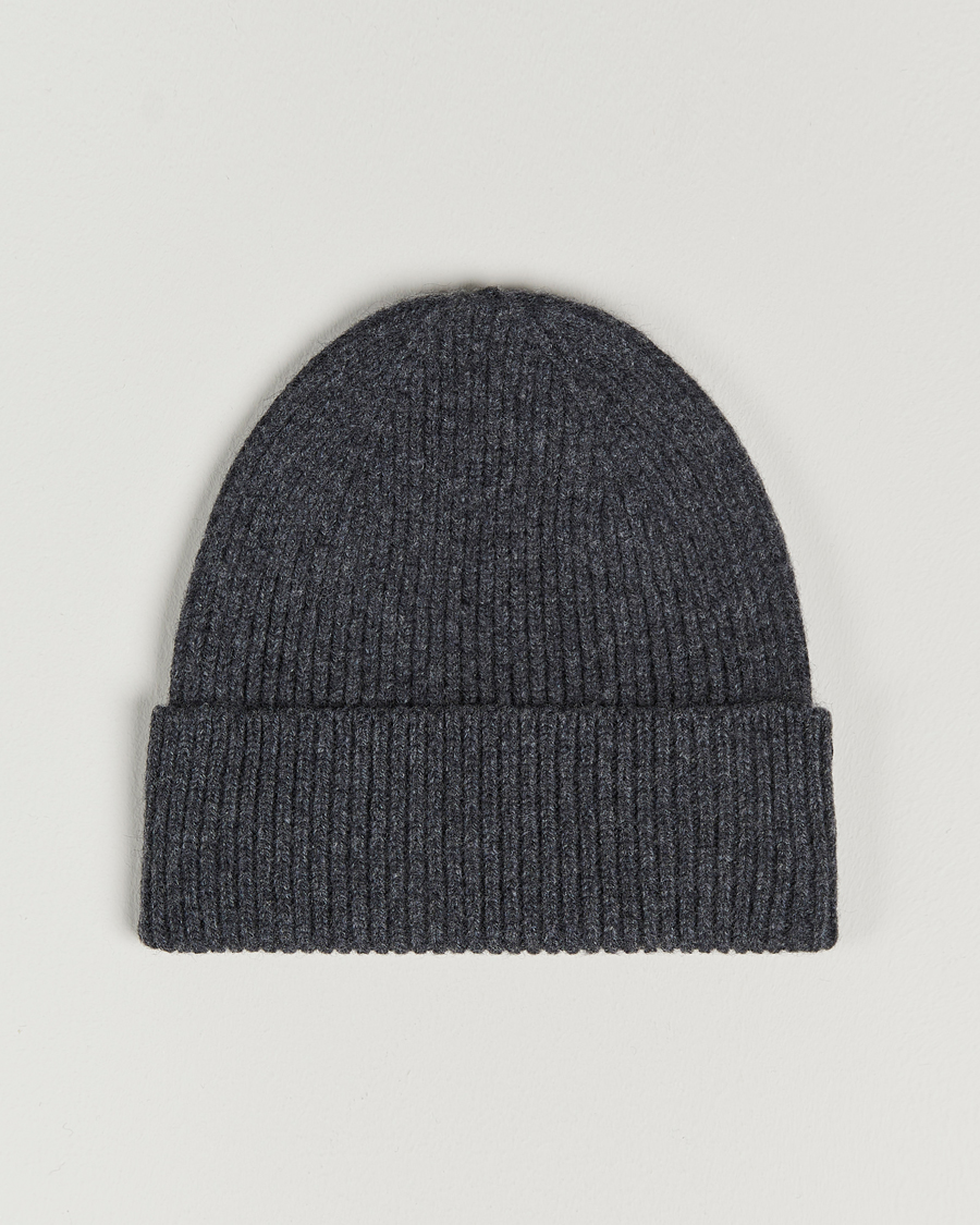 Herre | Luer | Colorful Standard | Merino Wool Beanie Lava Grey
