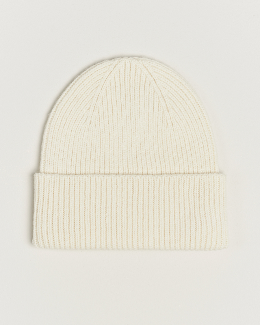 Herre | Colorful Standard Merino Wool Beanie Optical White | Colorful Standard | Merino Wool Beanie Optical White