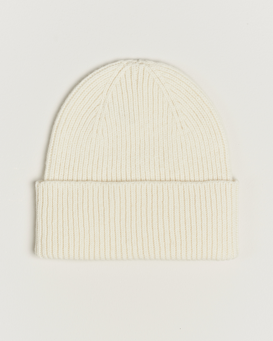 Herre | Colorful Standard Merino Wool Beanie Optical White | Colorful Standard | Merino Wool Beanie Optical White