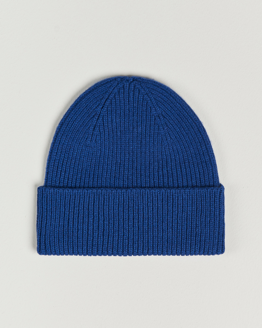 Herre | Colorful Standard Merino Wool Beanie Royal Blue | Colorful Standard | Merino Wool Beanie Royal Blue