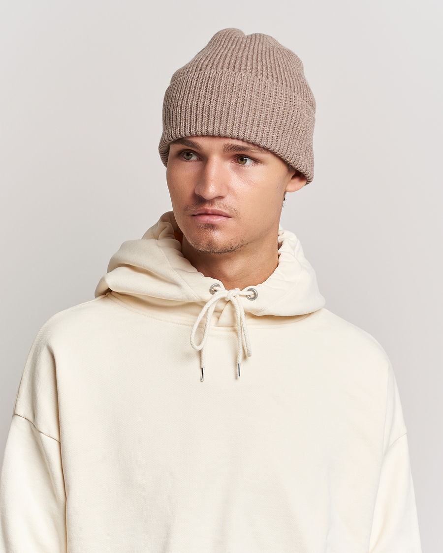 Herre |  | Colorful Standard | Merino Wool Beanie Warm Taupe