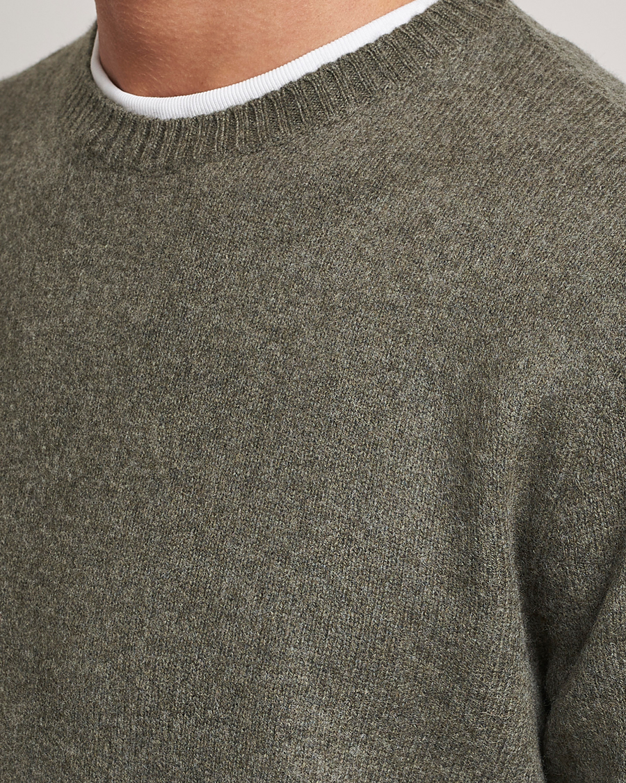 Herre | Gensere | Colorful Standard | Classic Merino Wool Crew Neck Dusty Olive