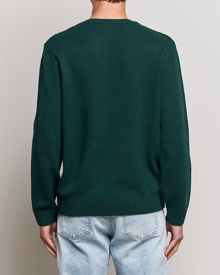 Herre | Gensere | Colorful Standard | Classic Merino Wool Crew Neck Emerald Green